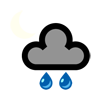 heavy rain showers night